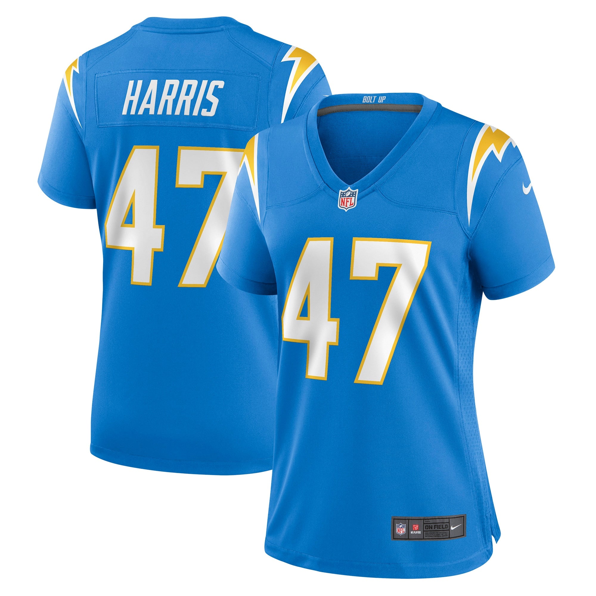 Josh Harris Los Angeles Chargers Nike Women s Game Jersey   Powder Blue