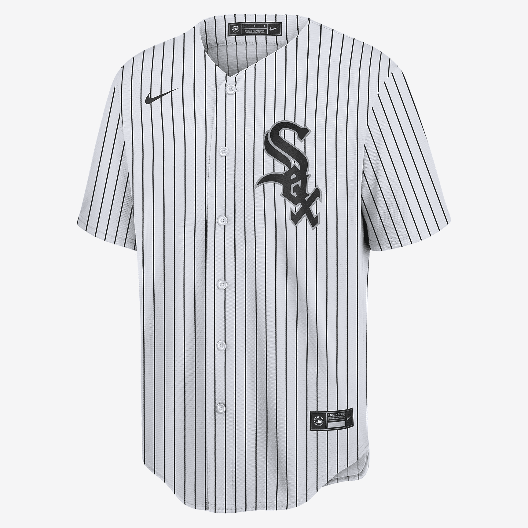 MLB Chicago White Sox (Luis Robert) Men's Replica Baseball Jersey - White/Black