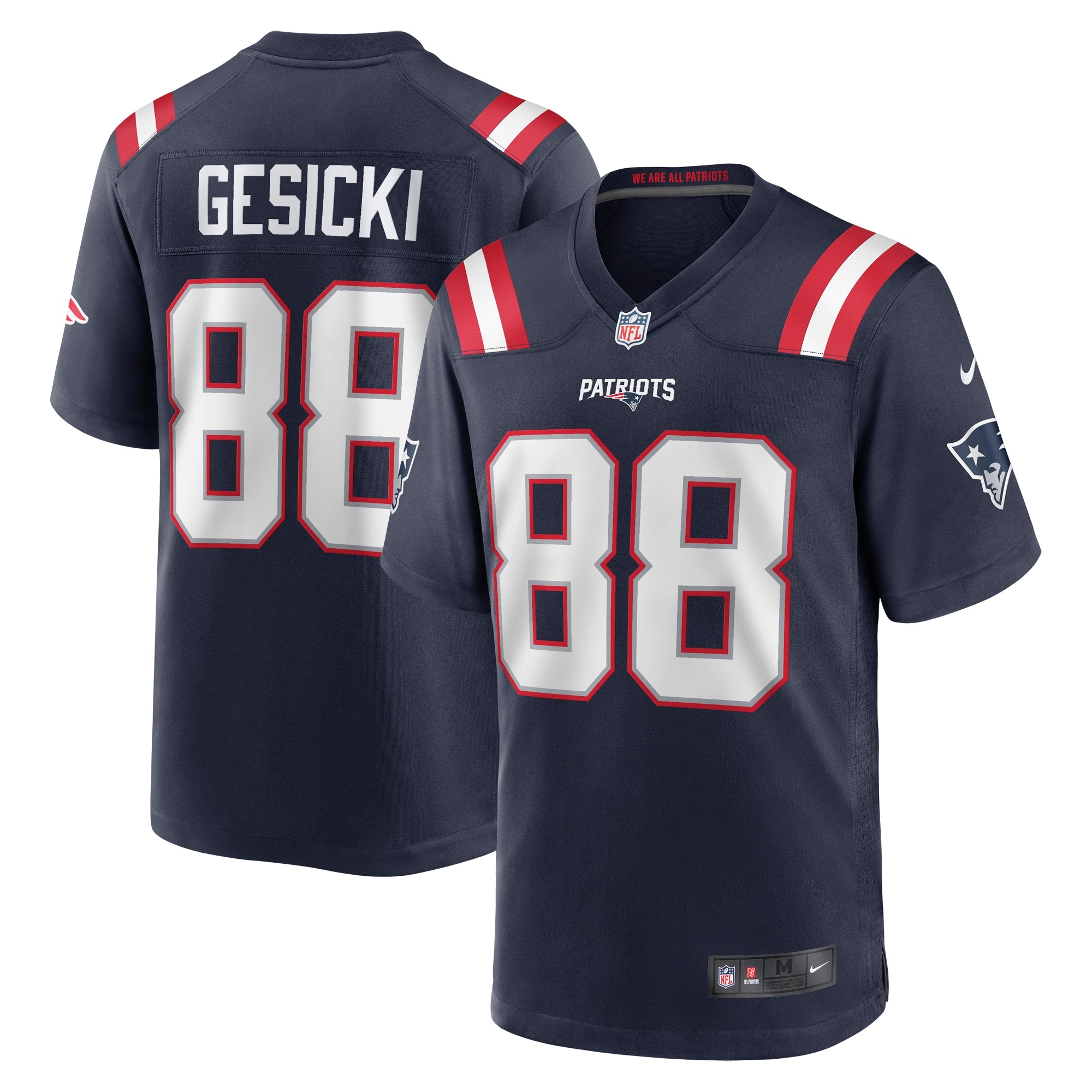 Mike Gesicki New England Patriots Nike Game Jersey   Navy