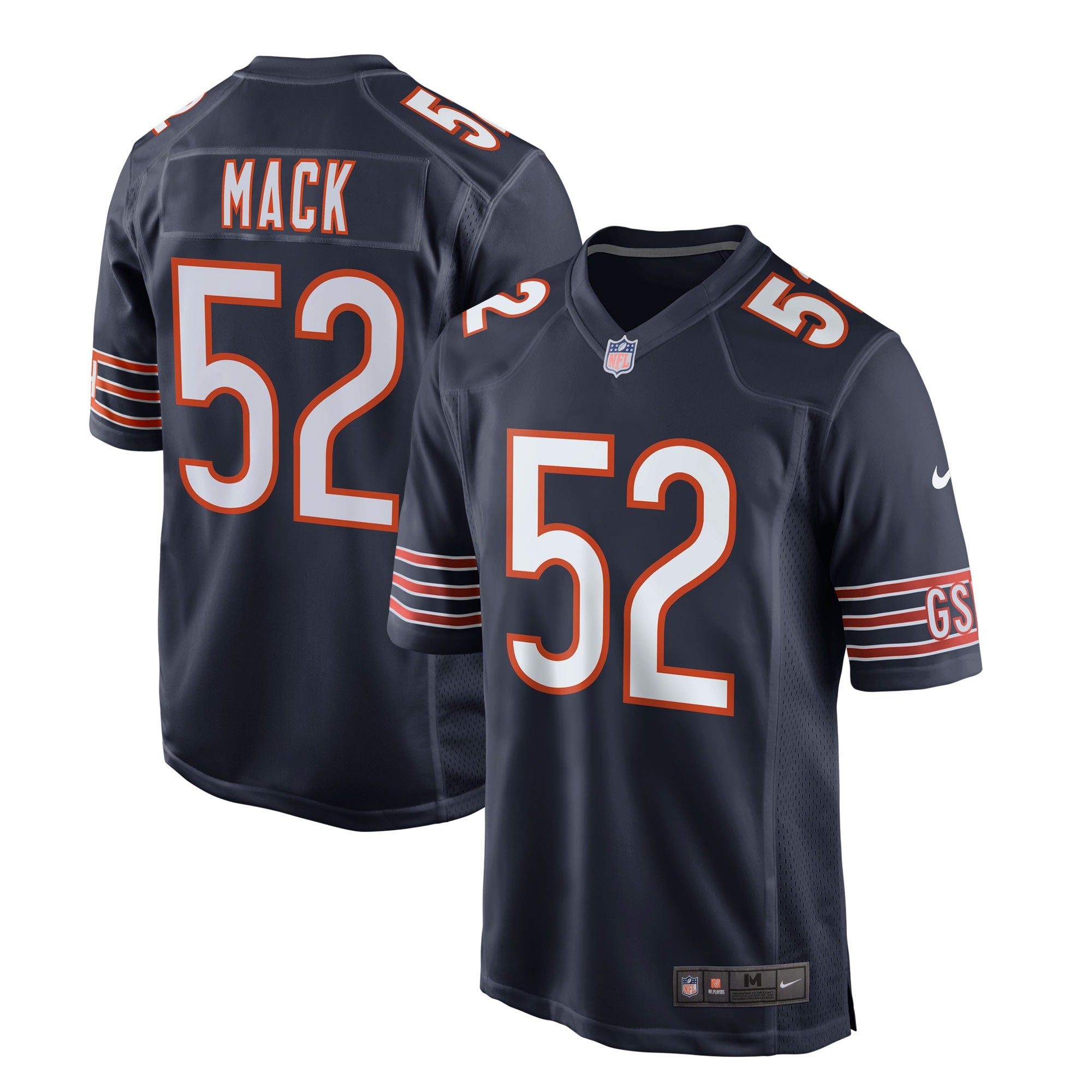 Khalil Mack Chicago Bears Nike Game Player Jersey   Navy
