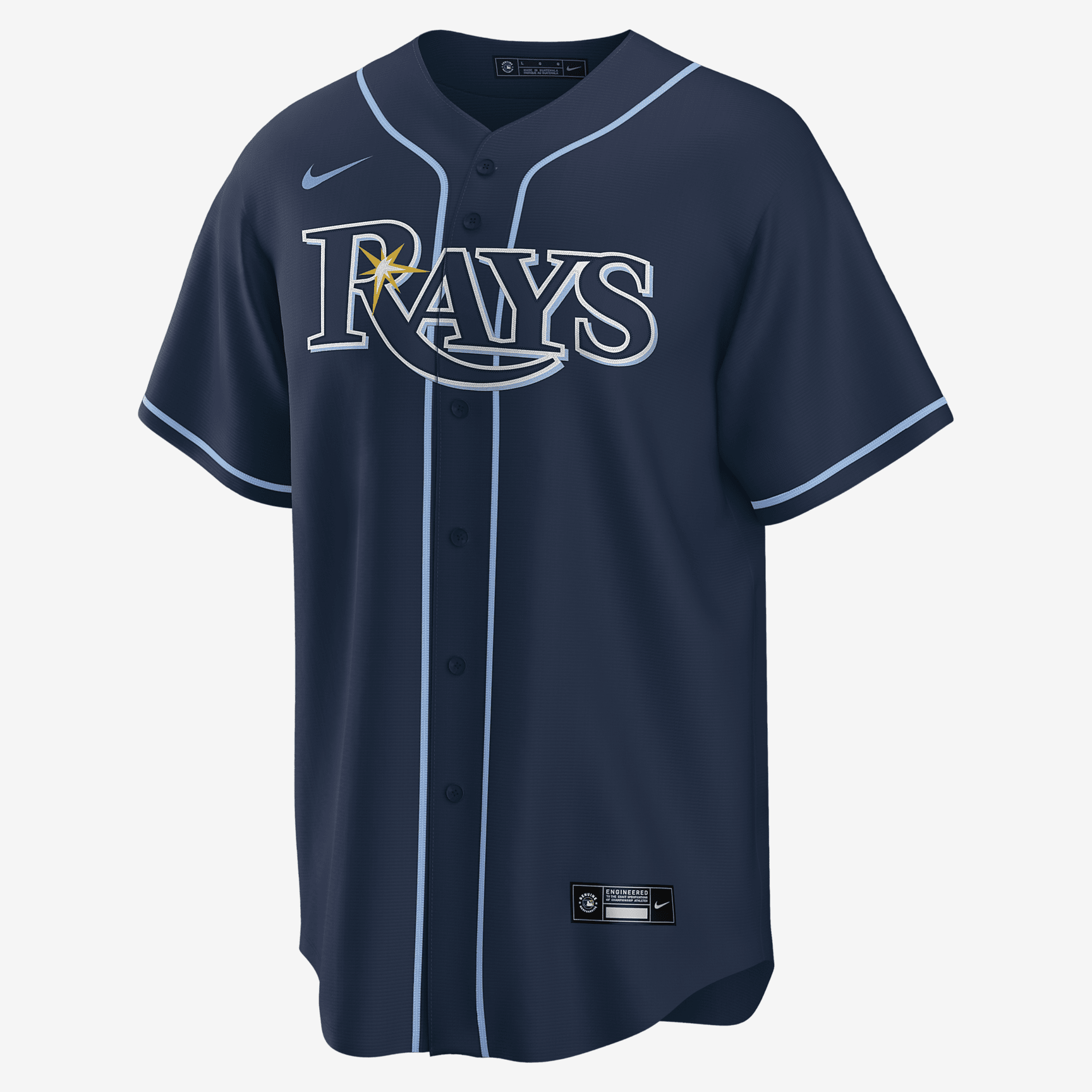 MLB Tampa Bay Rays Men's Replica Baseball Jersey - Navy