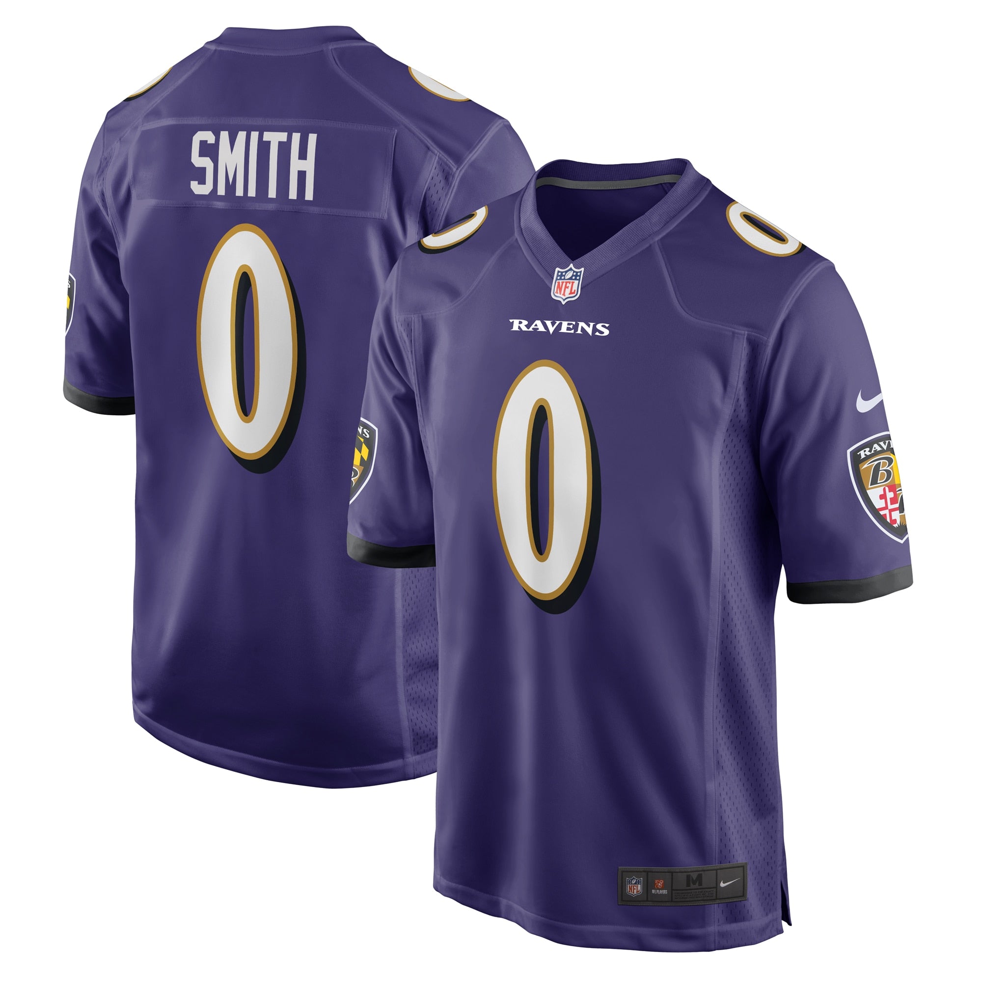 Roquan Smith Baltimore Ravens Nike Team Game Jersey   Purple