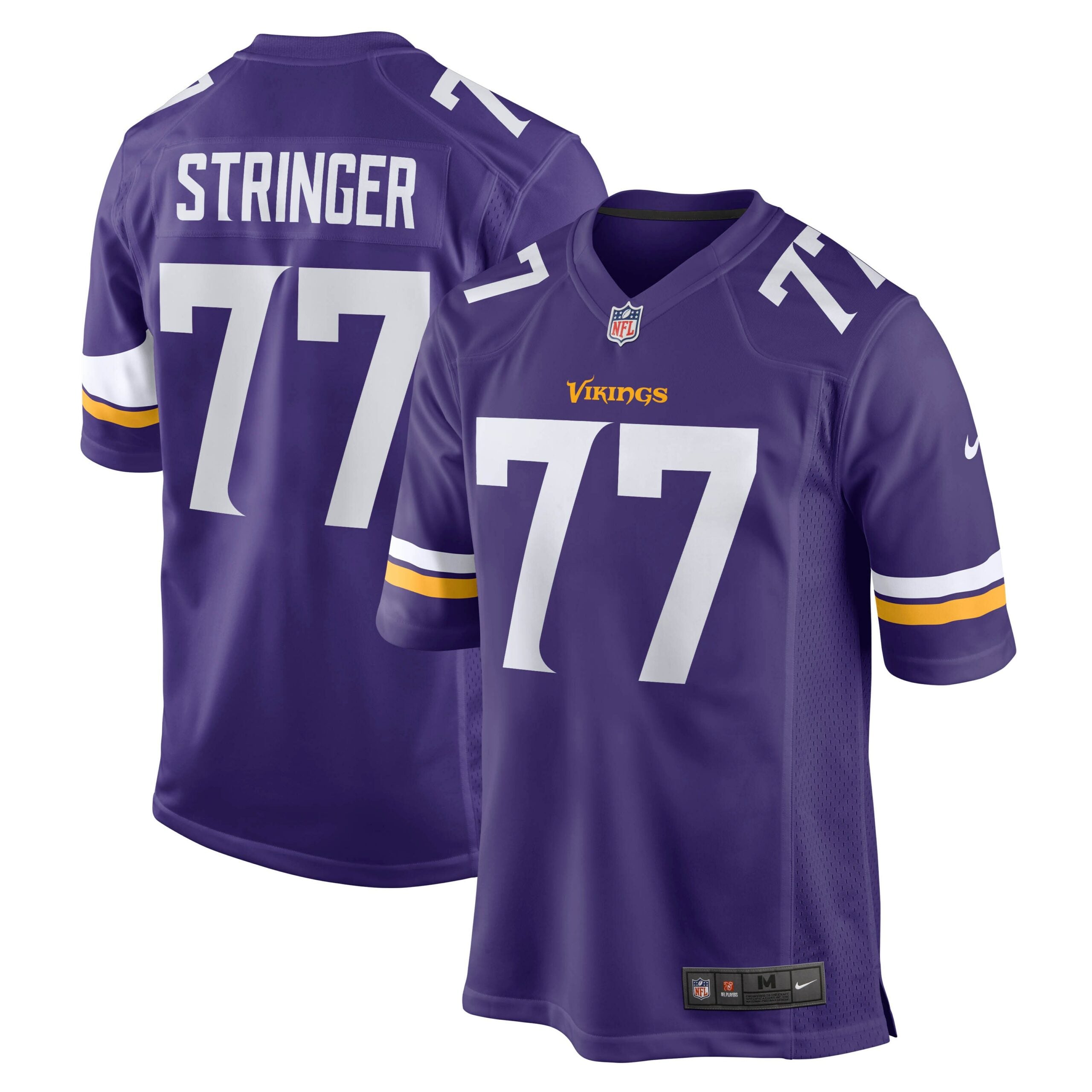 Korey Stringer Minnesota Vikings Nike Retired Player Jersey   Purple