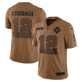Roger Staubach Dallas Cowboys Nike 2023 Salute To Service Retired Player Limited Jersey   Brown