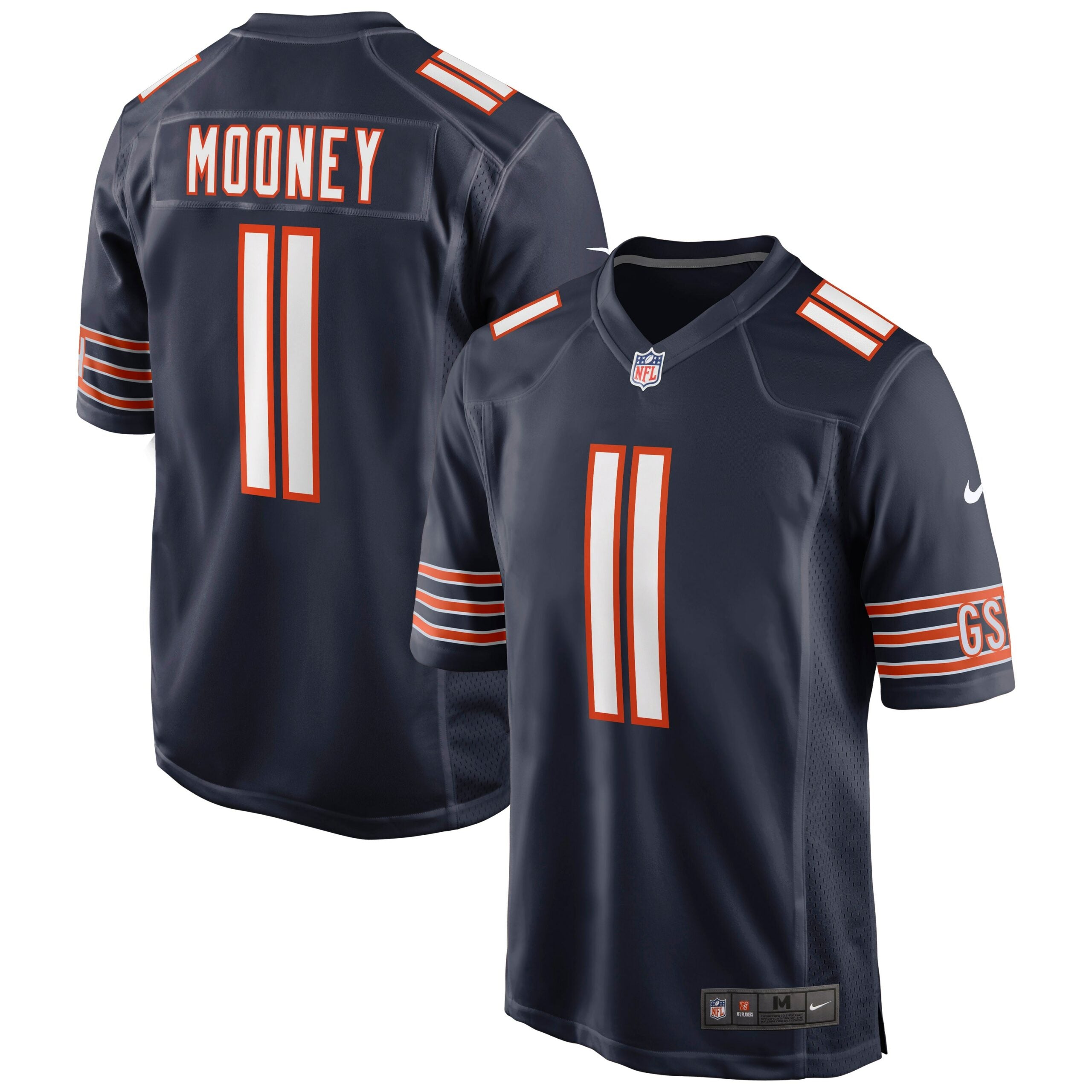 Darnell Mooney Chicago Bears Nike Game Jersey   Navy