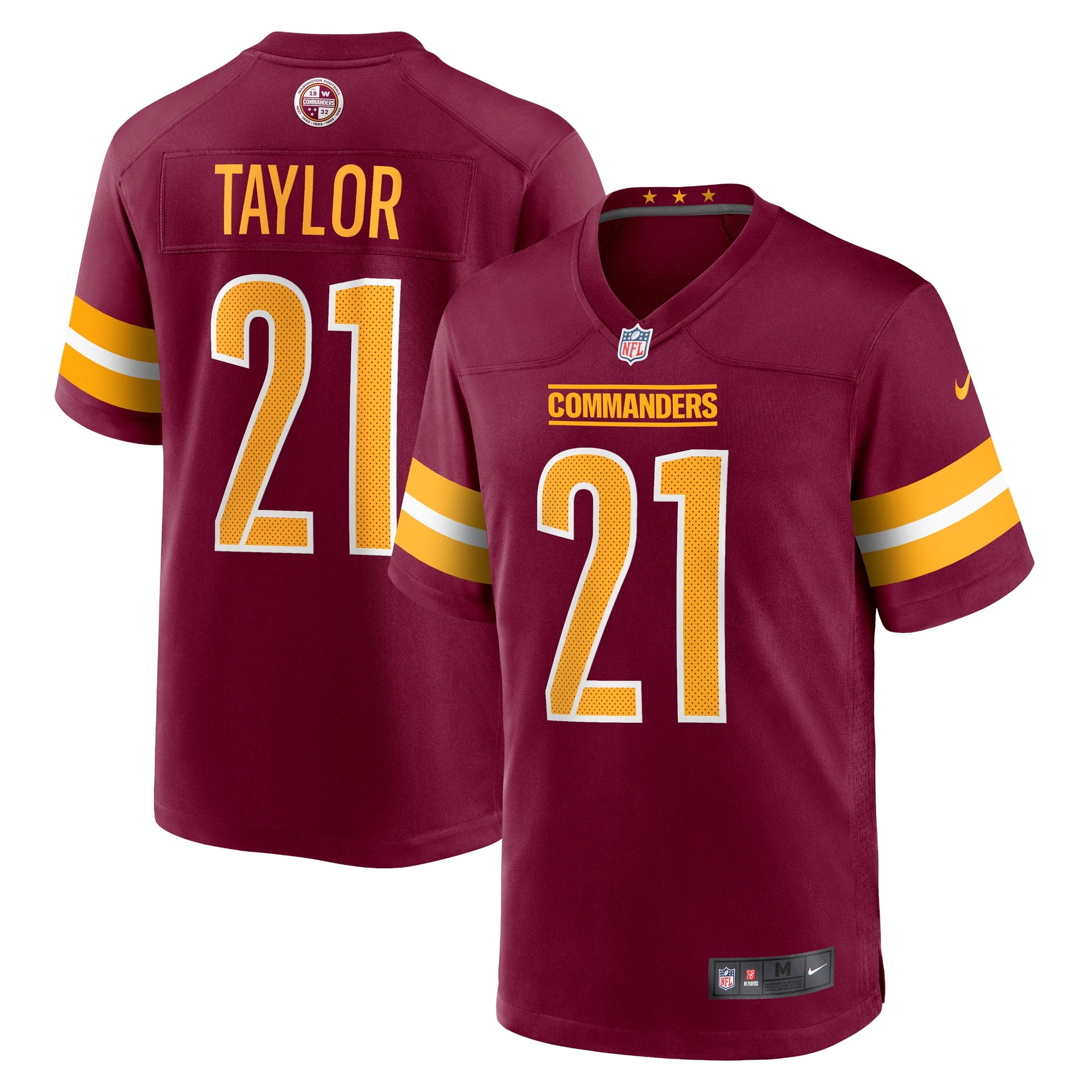 Sean Taylor Washington Commanders Nike Retired Player Game Jersey   Burgundy