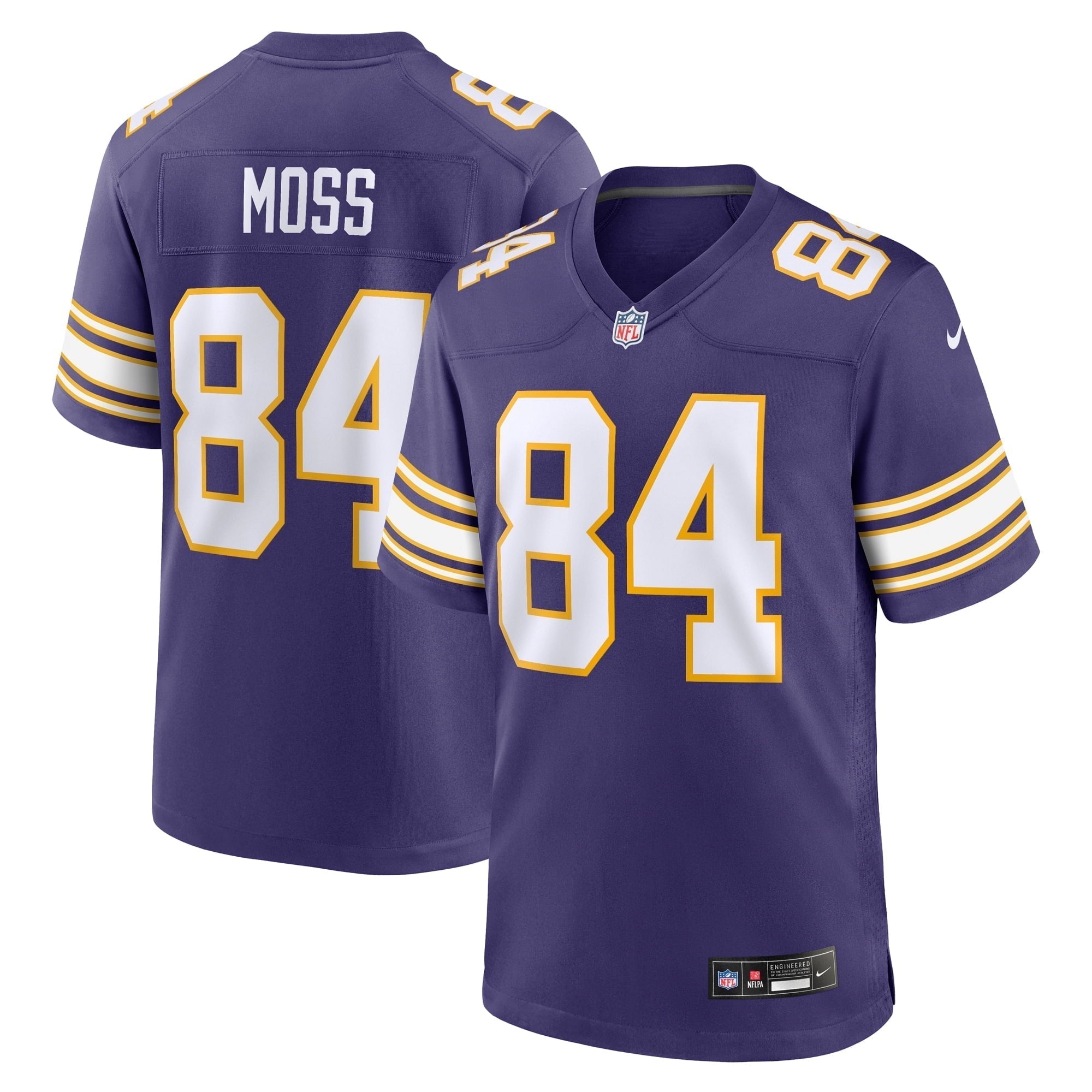 Men s Nike Randy Moss Purple Minnesota Vikings Classic Retired Player Game Jersey