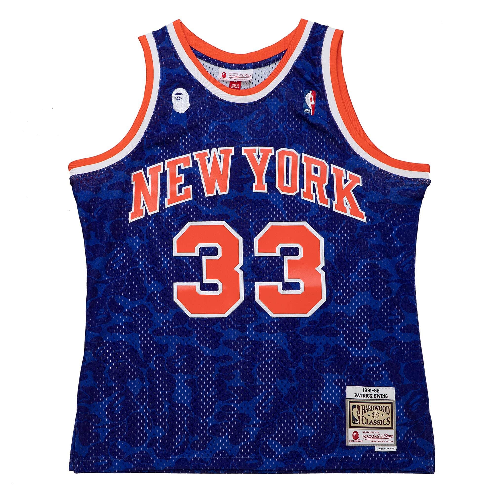 M&N x Bape New York Knicks Jersey