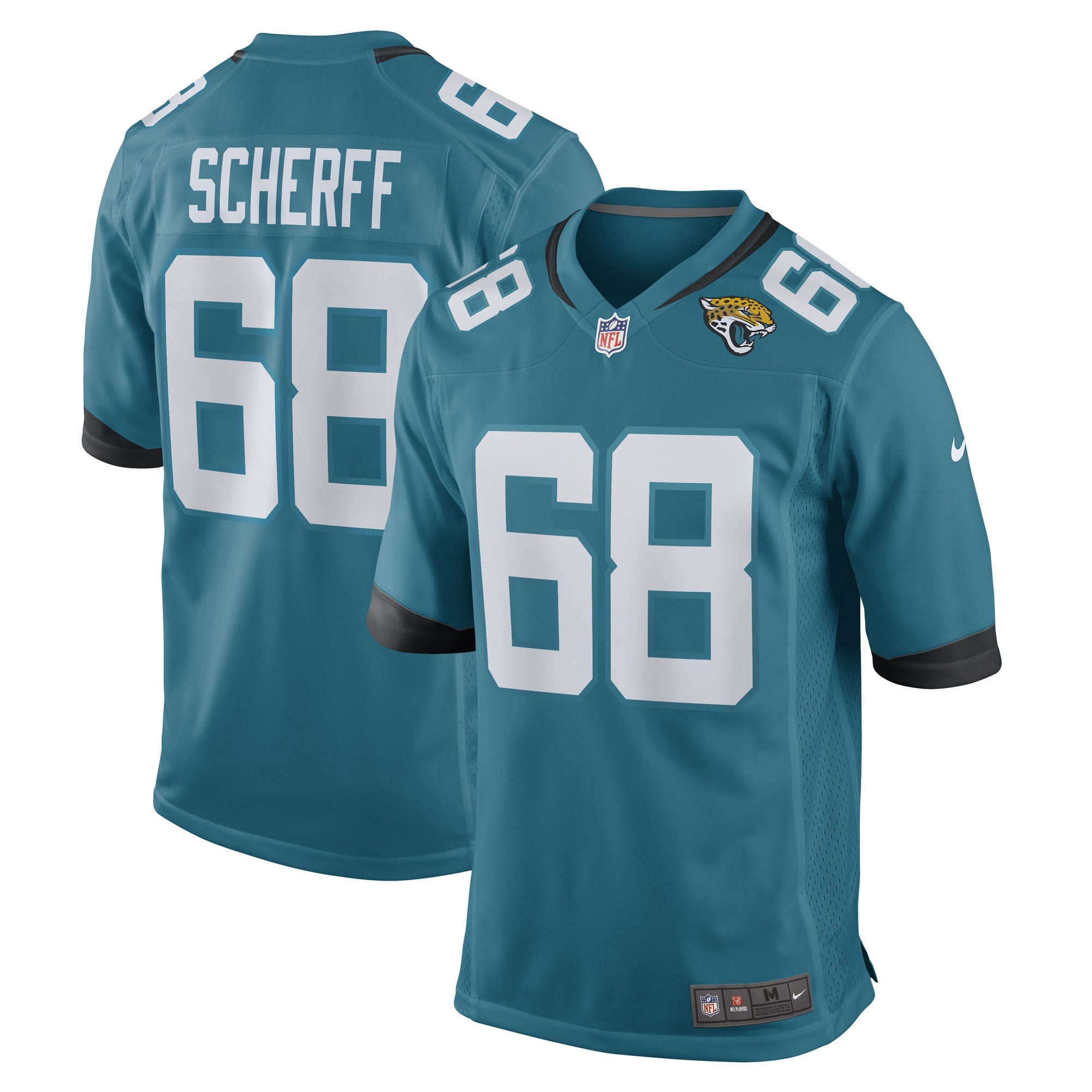 Brandon Scherff Jacksonville Jaguars Nike Game Player Jersey   Teal
