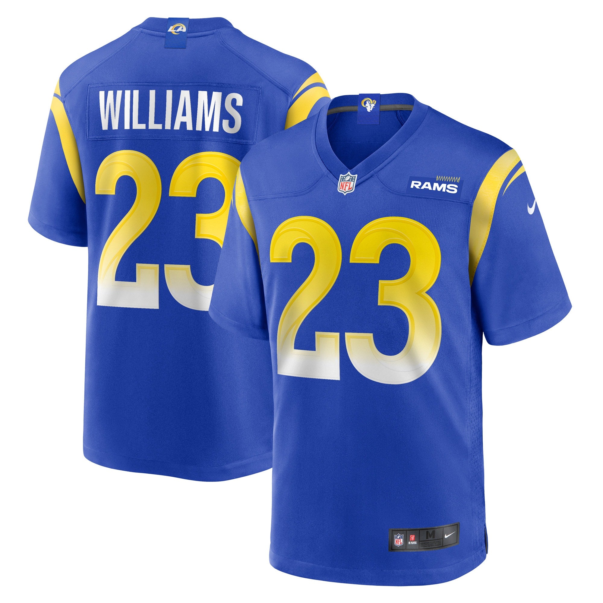 Kyren Williams Los Angeles Rams Nike Game Player Jersey   Royal