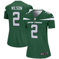 Women s Nike Zach Wilson Gotham Green New York Jets Legend Jersey