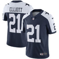 Men s Nike Ezekiel Elliott Navy Dallas Cowboys Alternate Vapor Limited Jersey