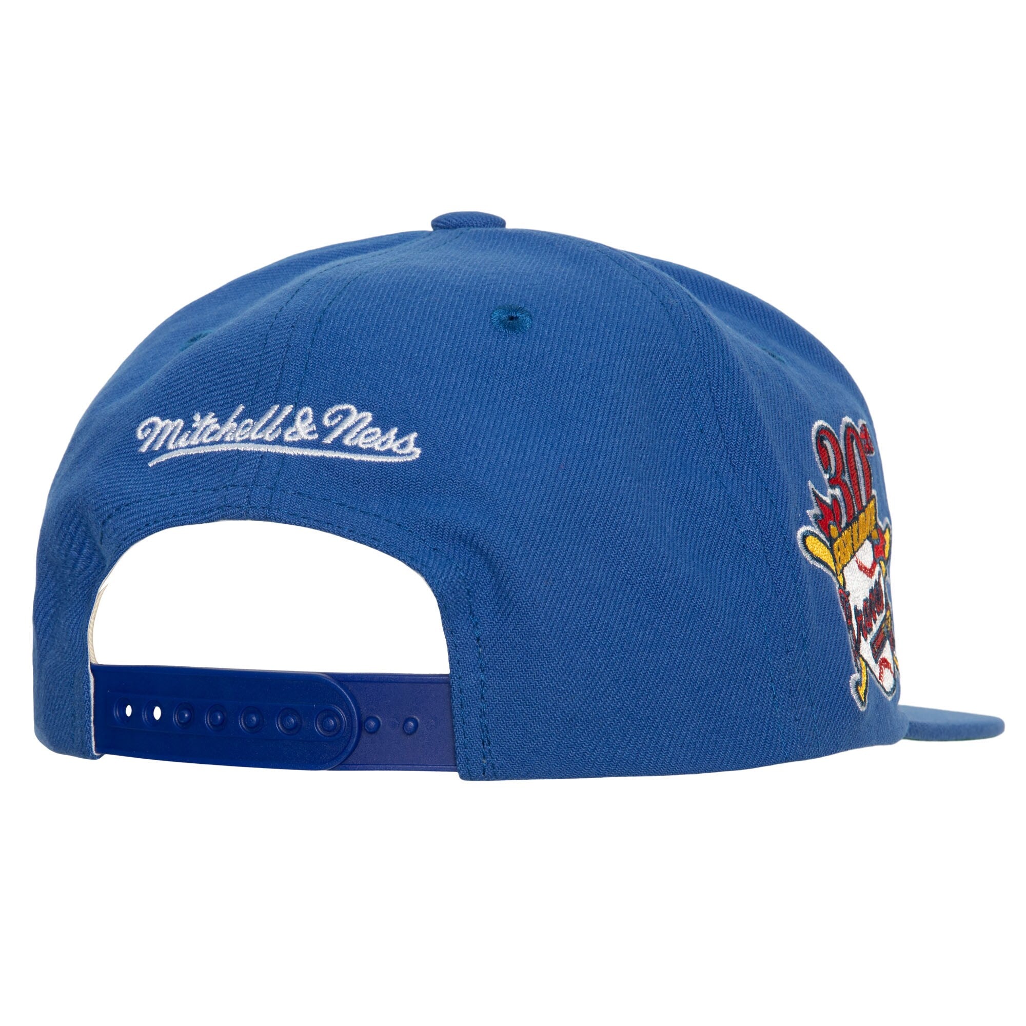 Atlanta Braves Mitchell & Ness Grand Slam Snapback Hat - Royal