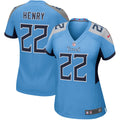 Derrick Henry Tennessee Titans Nike Women s Game Jersey   Light Blue