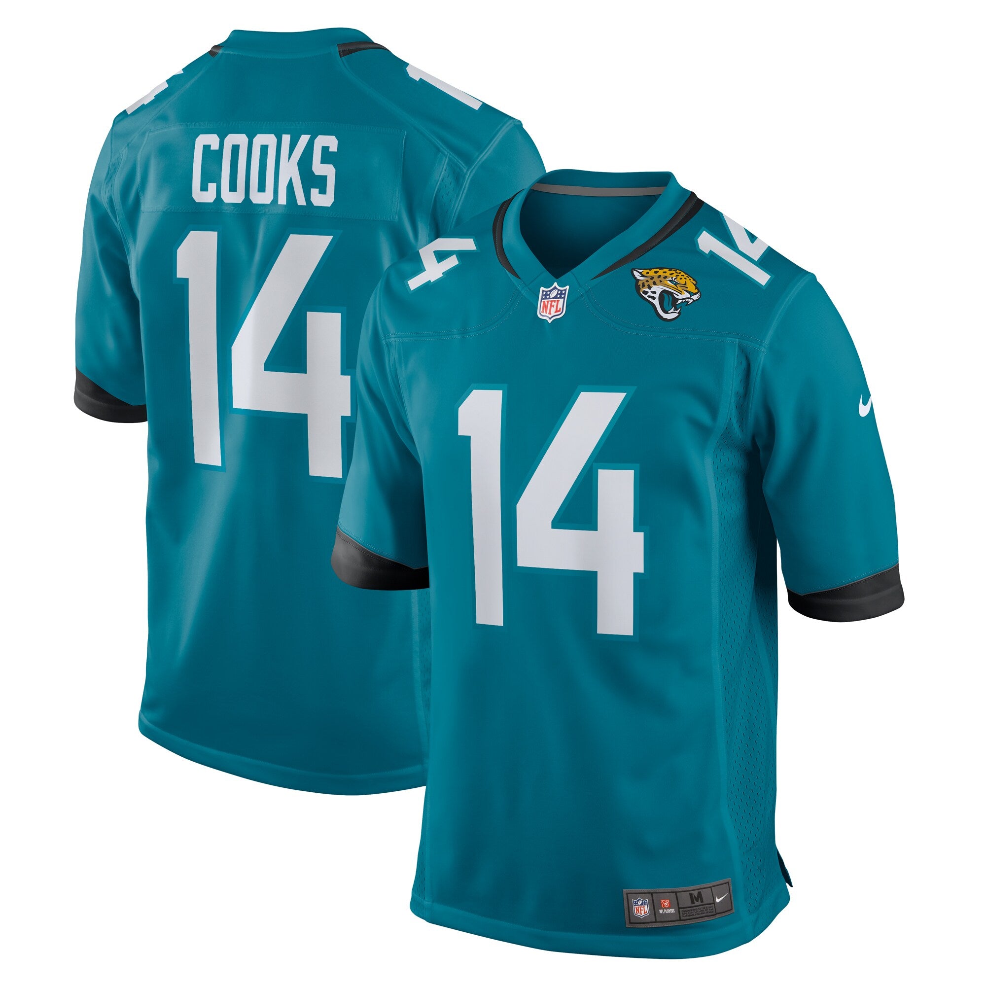 Elijah Cooks Jacksonville Jaguars Nike Team Game Jersey    Teal