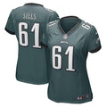 Women s Nike Josh Sills Midnight Green Philadelphia Eagles Game Player Jersey