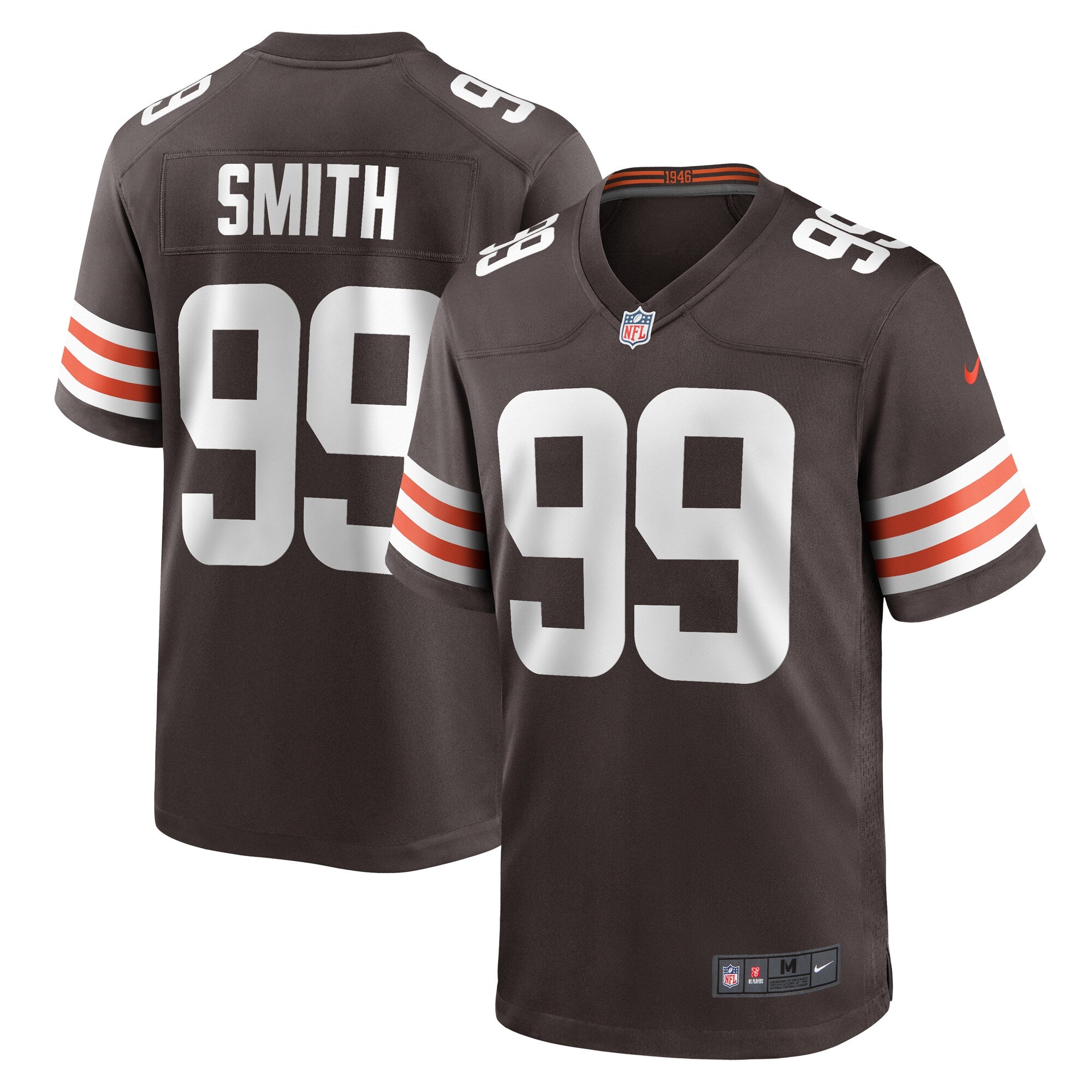 Za Darius Smith Cleveland Browns Nike Team Game Jersey    Brown