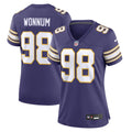 Women s Nike D.J. Wonnum Purple Minnesota Vikings Classic Player Game Jersey