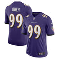 Men s Nike Odafe Oweh Purple Baltimore Ravens Vapor Limited Jersey