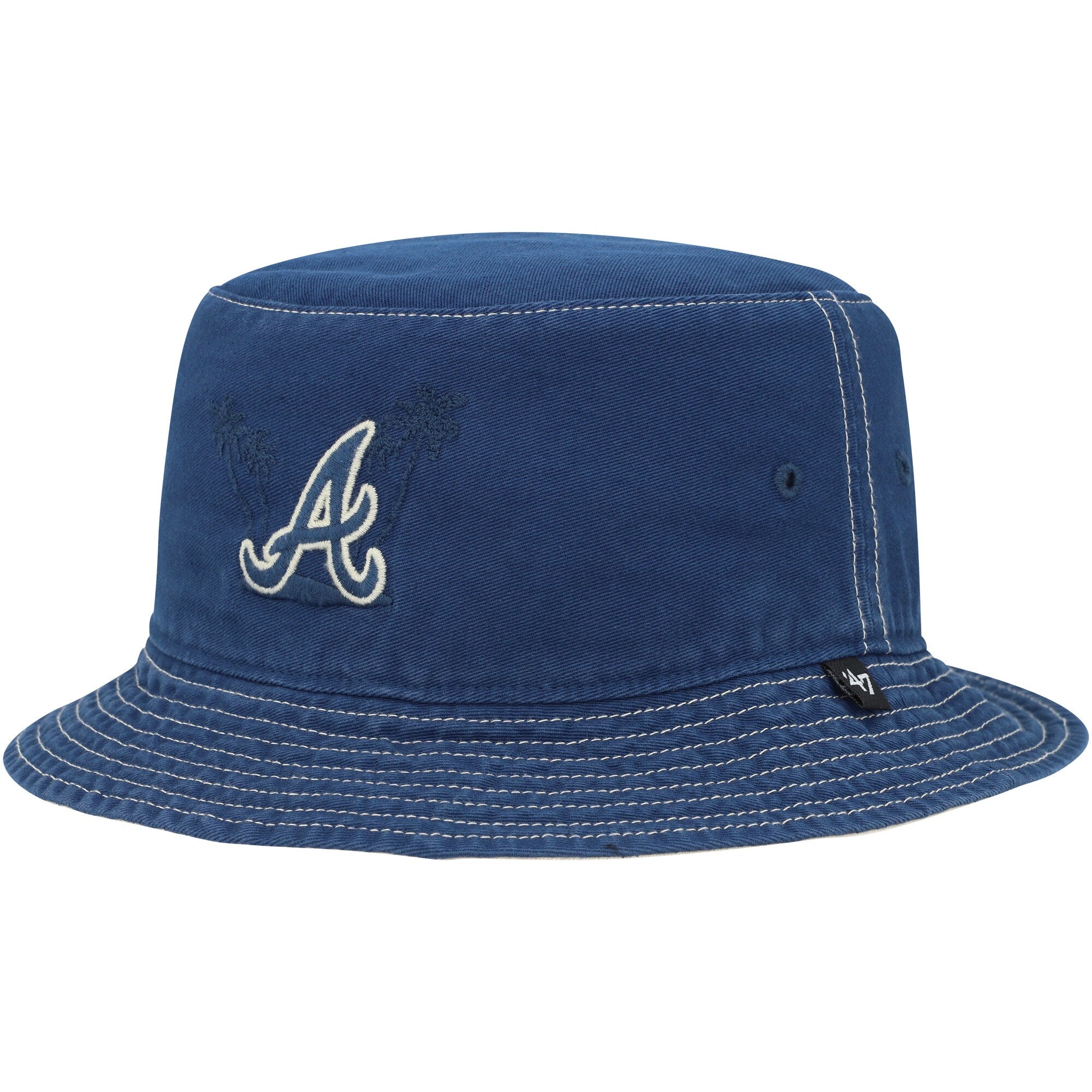 Atlanta Braves '47 Trailhead Bucket Hat - Navy