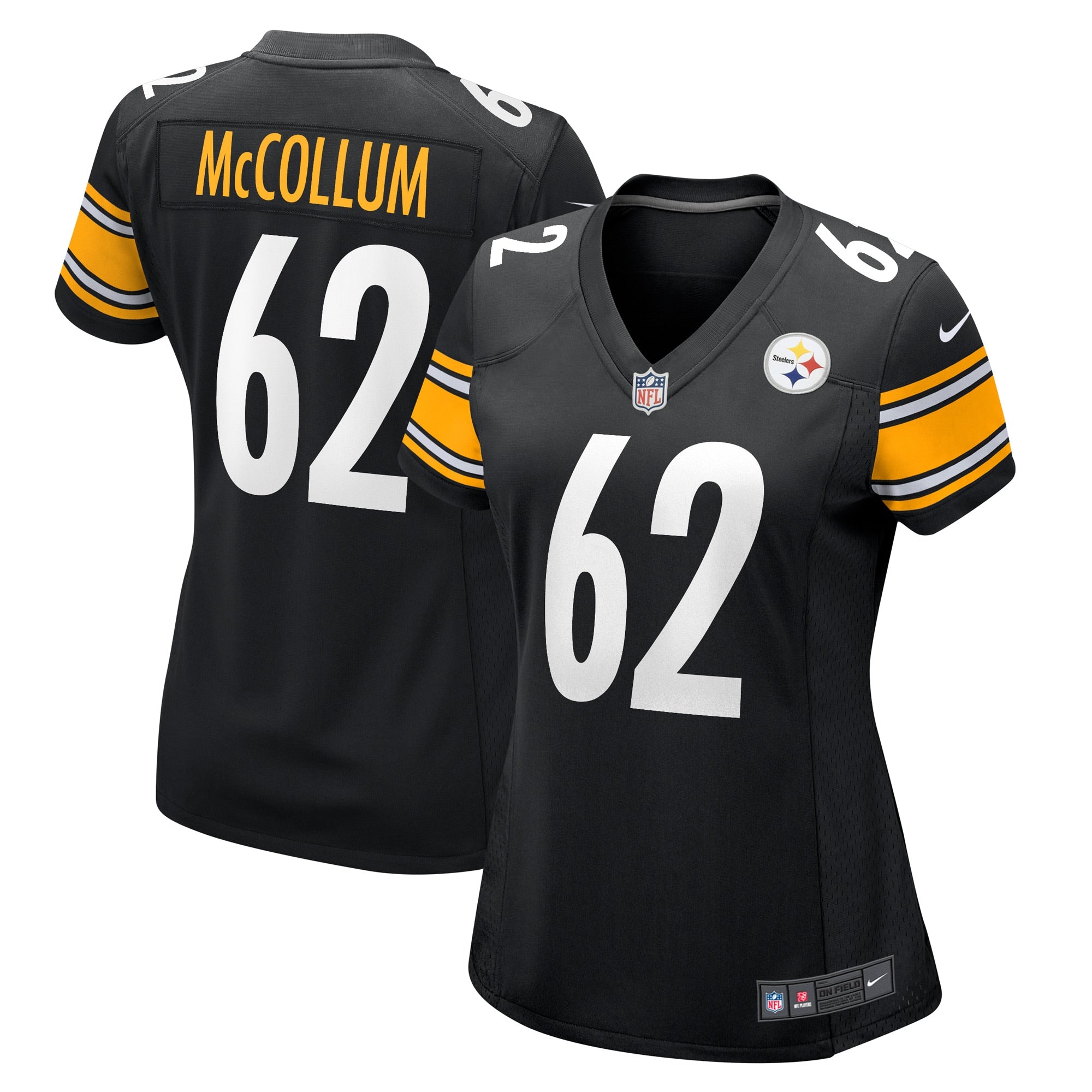 Ryan McCollum Pittsburgh Steelers Nike Women s Game Player Jersey   Black
