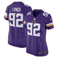 Women s Nike James Lynch Purple Minnesota Vikings Game Player Jersey