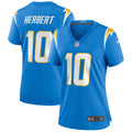 Women s Nike Justin Herbert Powder Blue Los Angeles Chargers Game Jersey