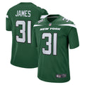 Men s Nike Craig James Gotham Green New York Jets Game Player Jersey