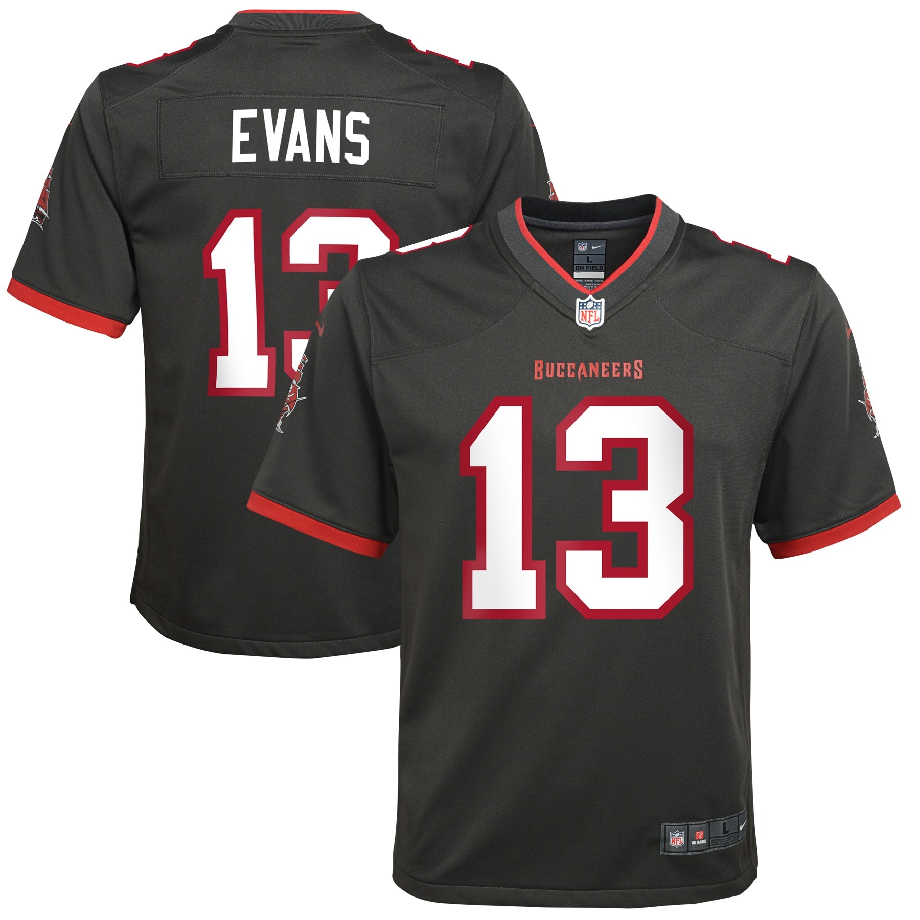 Mike Evans Tampa Bay Buccaneers Nike Youth Game Jersey   Pewter