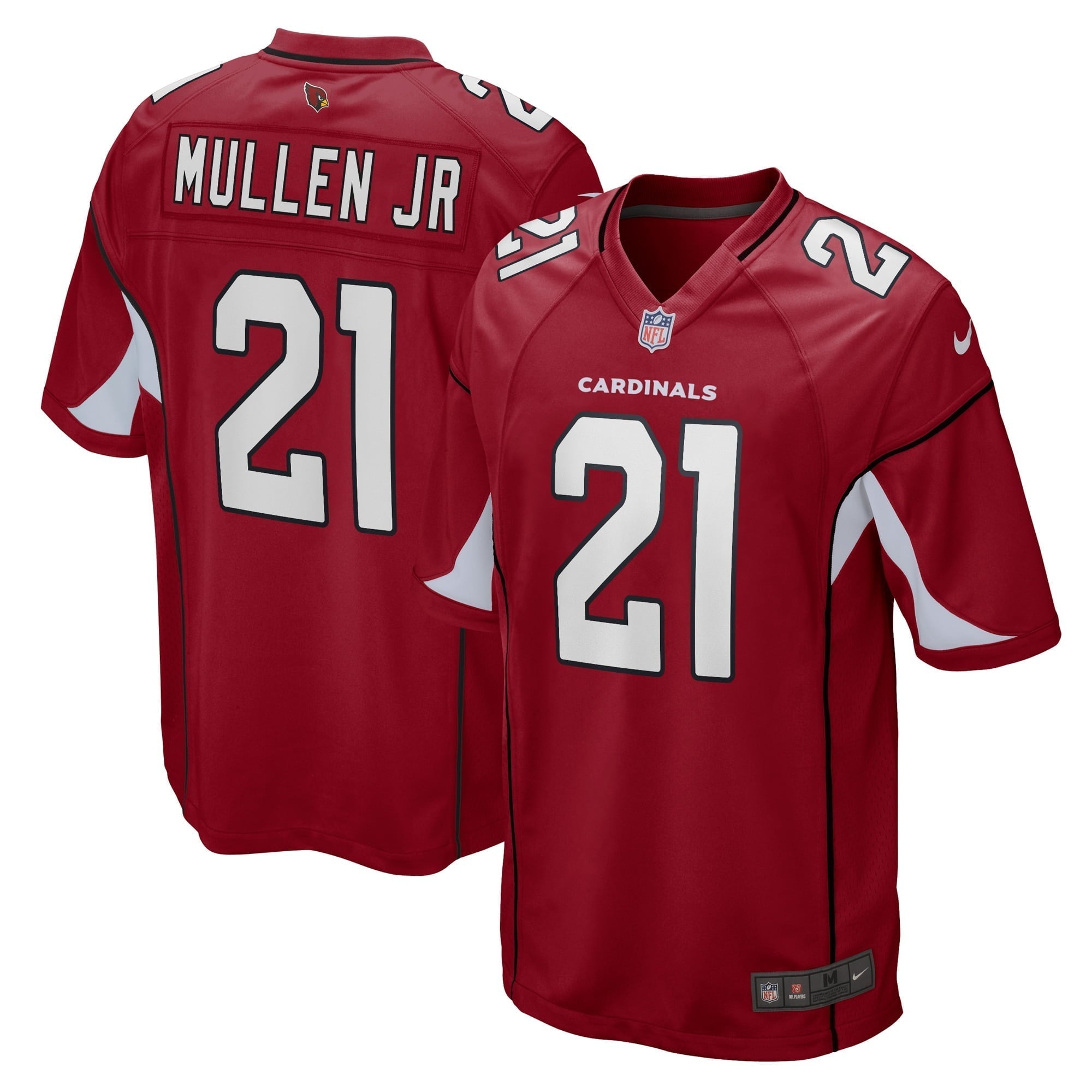 Men s Nike Trayvon Mullen Jr. Cardinal Arizona Cardinals Game Player Jersey