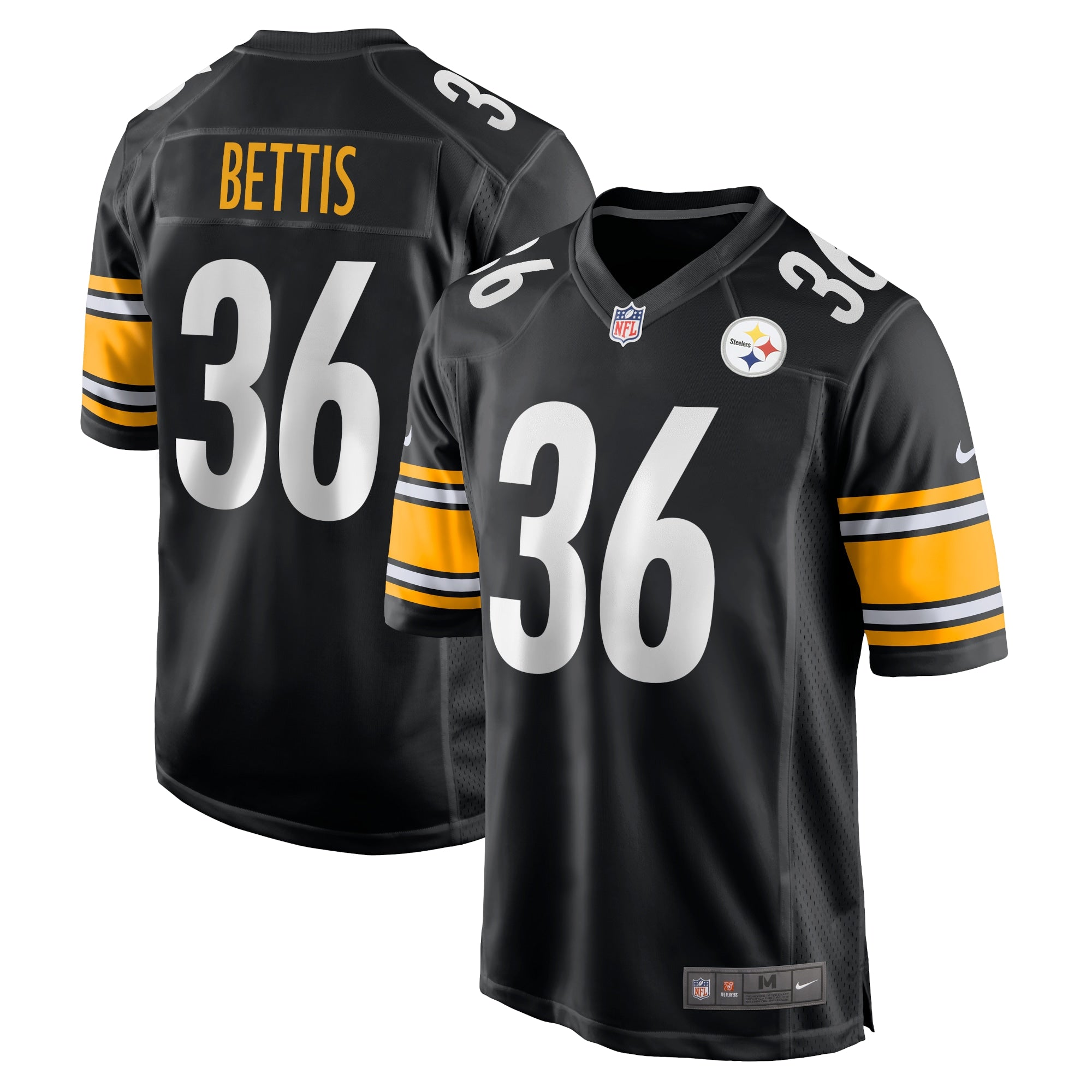 Jerome Bettis Pittsburgh Steelers Nike Retired Player Game Jersey   Black