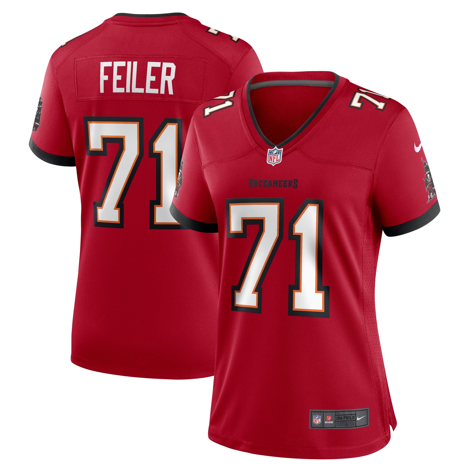 Matt Feiler Tampa Bay Buccaneers Nike Game Player Jersey   Red