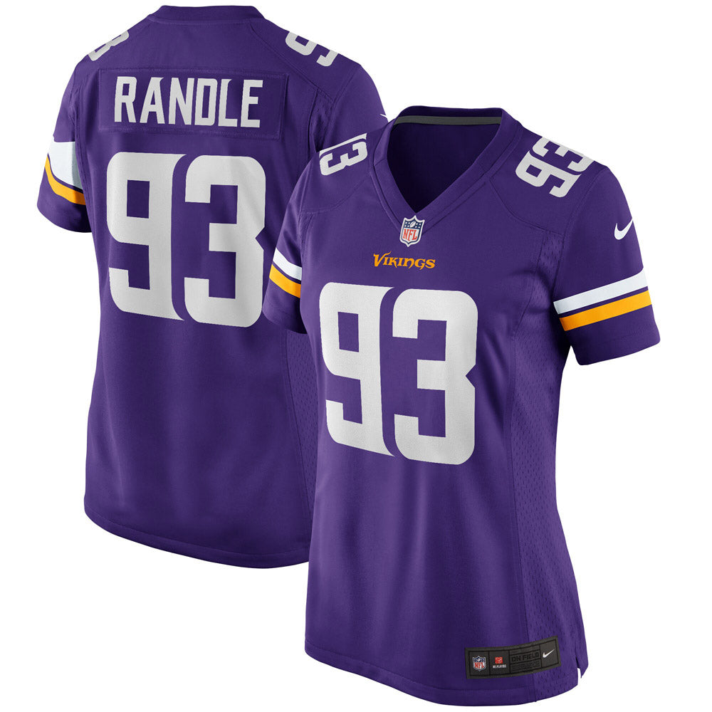 Women s Minnesota Vikings John Randle Game Retired Player Jersey Purple