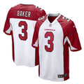 Men s Nike Budda Baker White Arizona Cardinals Game Jersey