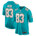 Raleigh Webb Miami Dolphins Nike Team Game Jersey    Aqua