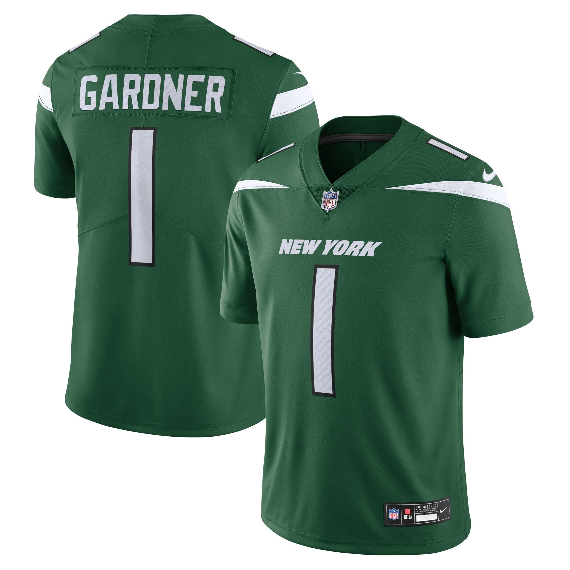 Men s Nike Ahmad Sauce Gardner Gotham Green New York Jets Vapor Untouchable Limited Jersey