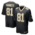 Men s Nike Nick Vannett Black New Orleans Saints Game Jersey