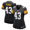 Women s Pittsburgh Steelers Troy Polamalu Retired Player Jersey Black