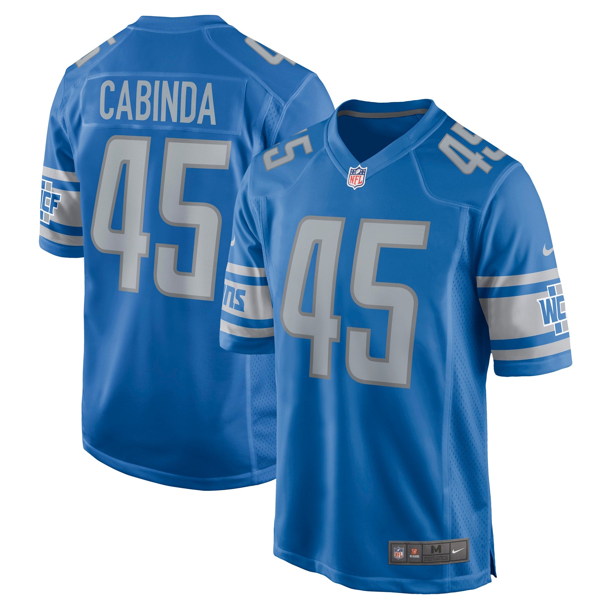 Jason Cabinda Detroit Lions Nike Game Player Jersey   Blue