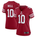 Women s Nike Ronnie Bell Scarlet San Francisco 49ers Team Game Jersey