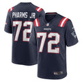 Men s Nike Jeremiah Pharms Jr. Navy New England Patriots Game Player Jersey