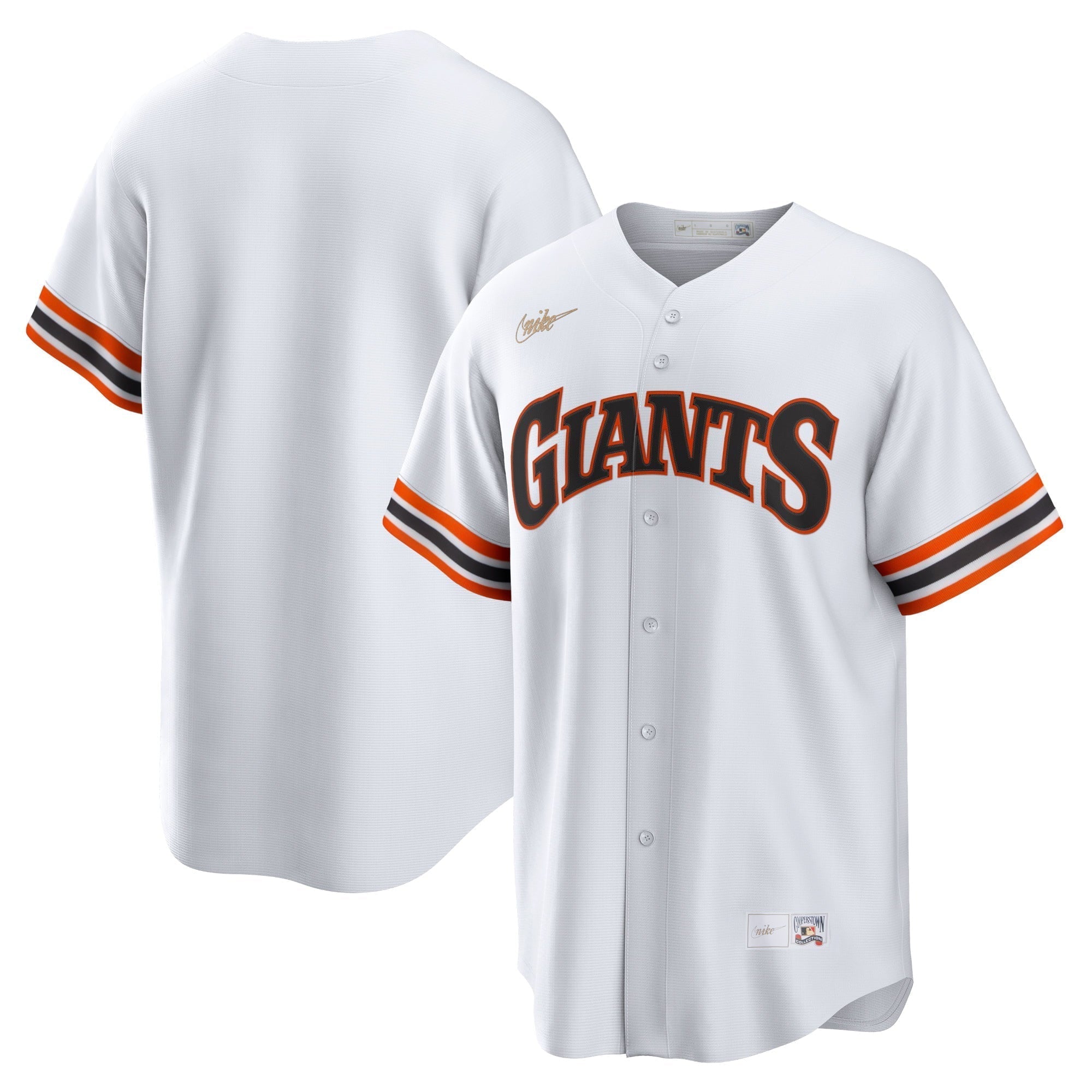 Men's Nike White San Francisco Giants Home Cooperstown Collection Team Jersey