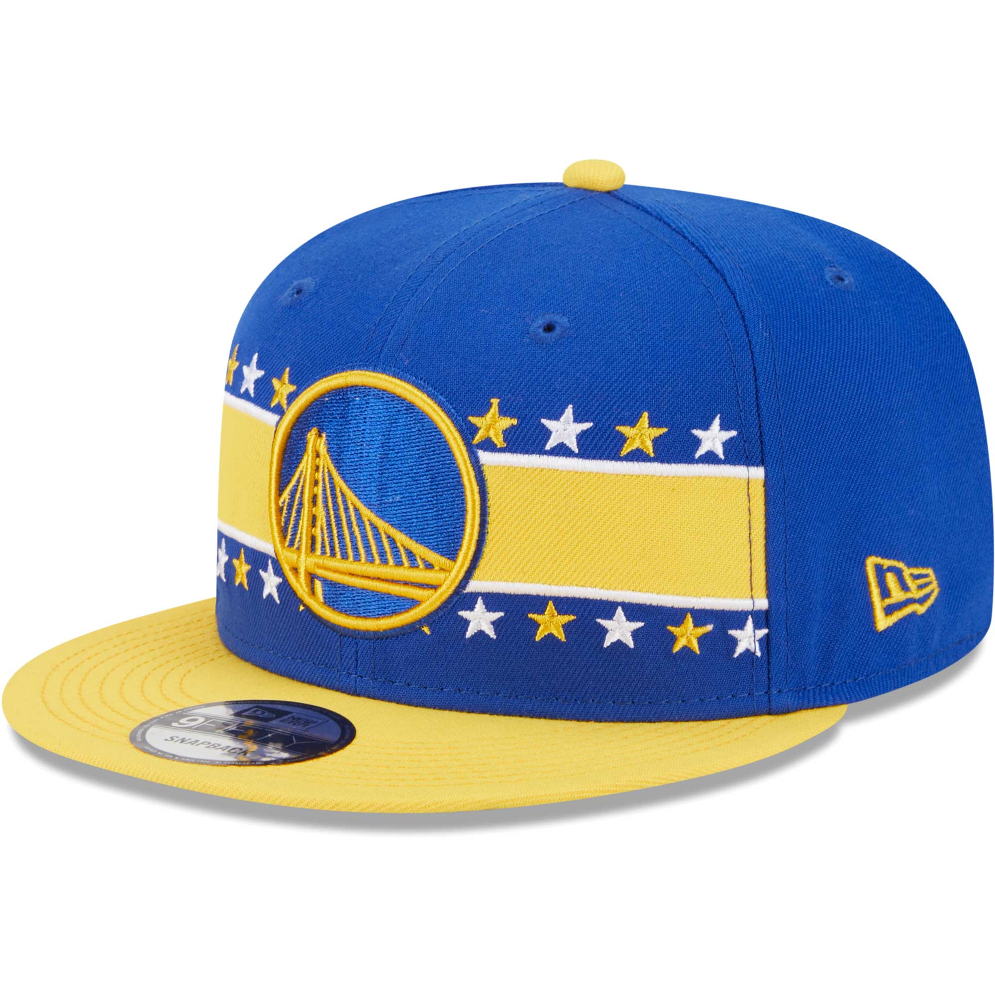 Golden State Warriors New Era Banded Stars 9FIFTY Snapback Hat - Royal