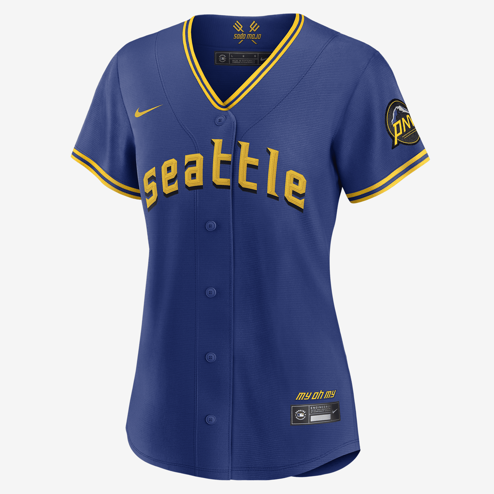 MLB Seattle Mariners City Connect Women's Replica Baseball Jersey - Royal