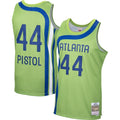 Men's Atlanta Hawks, NBA Jerseys Green Pistol Pete Maravich Mitchell & Ness 1970-71 Hardwood Classics Swingman Jersey