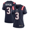Women s Nike Jabrill Peppers Navy New England Patriots Game Jersey