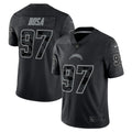 Men s Nike Joey Bosa Black Los Angeles Chargers RFLCTV Limited Jersey