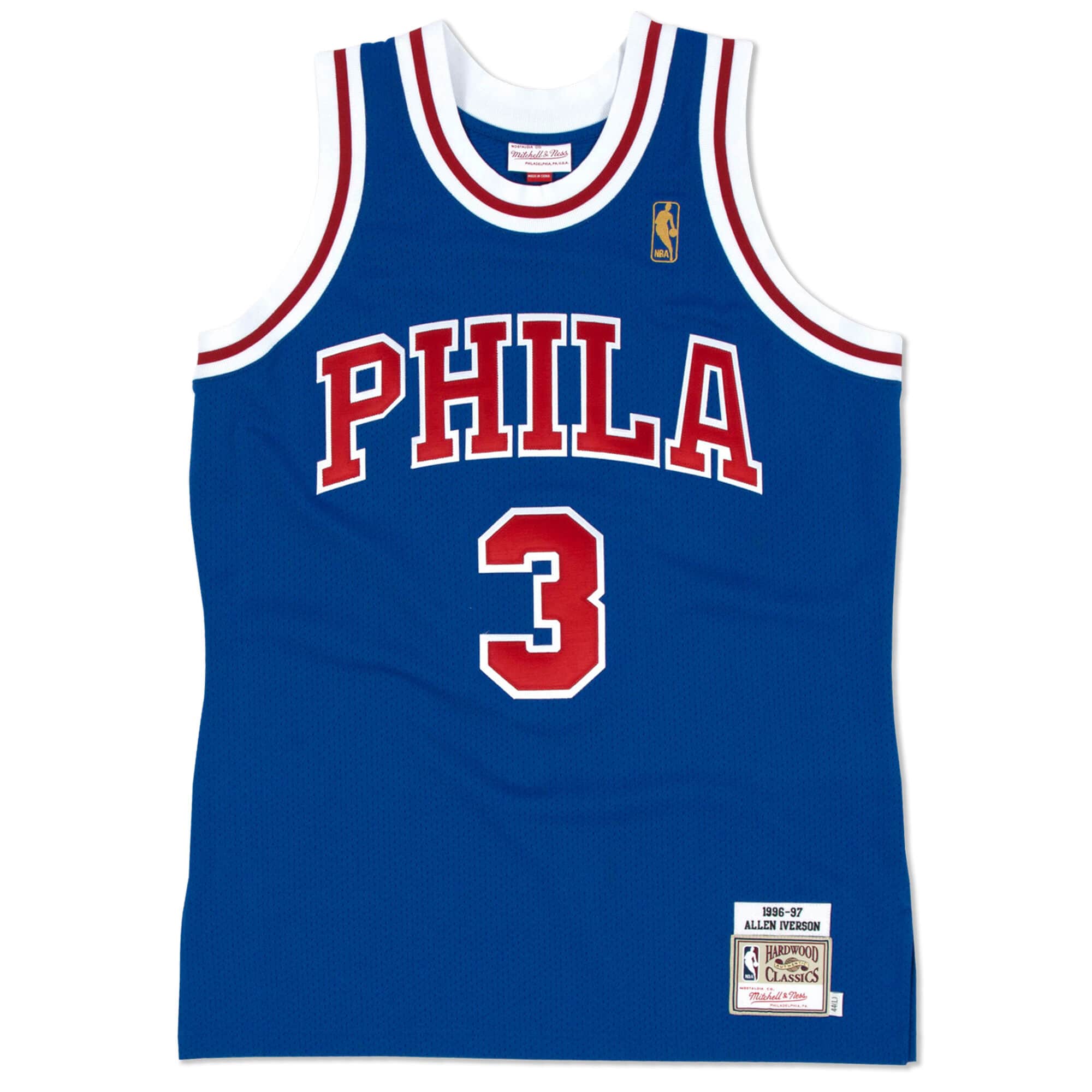 Authentic Jersey Philadelphia 76ers Alternate 1996-97 Allen Iverson