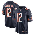 Men s Nike Velus Jones Jr. Navy Chicago Bears Game Player Jersey