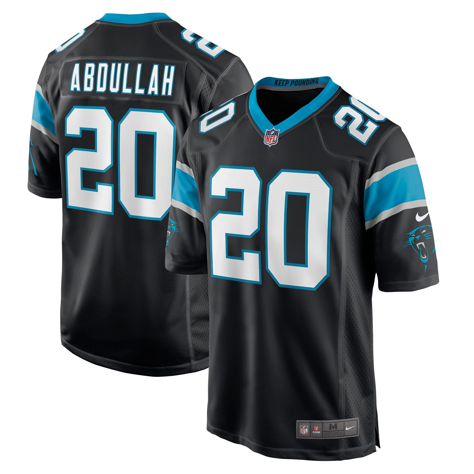 Ameer Abdullah Carolina Panthers Nike Game Jersey   Black